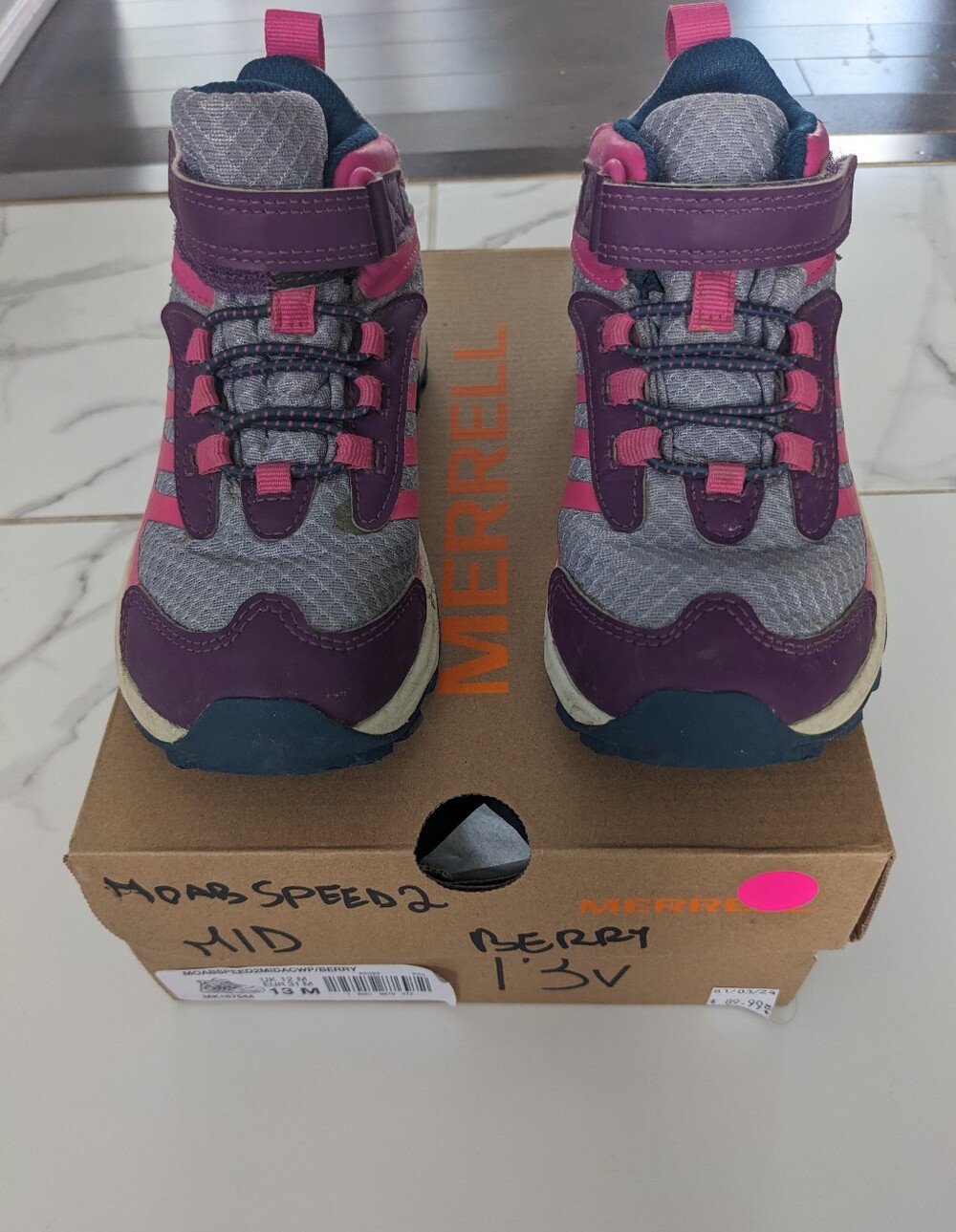 Merrell Moab Speed 2 Children's Hiking Shoes